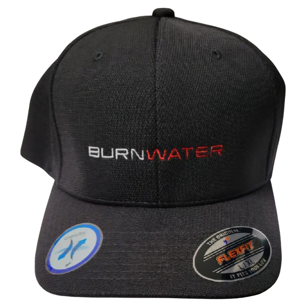 Burnwater Hat- 2024 Flexfit Cool and Dry 3D Hex 6584